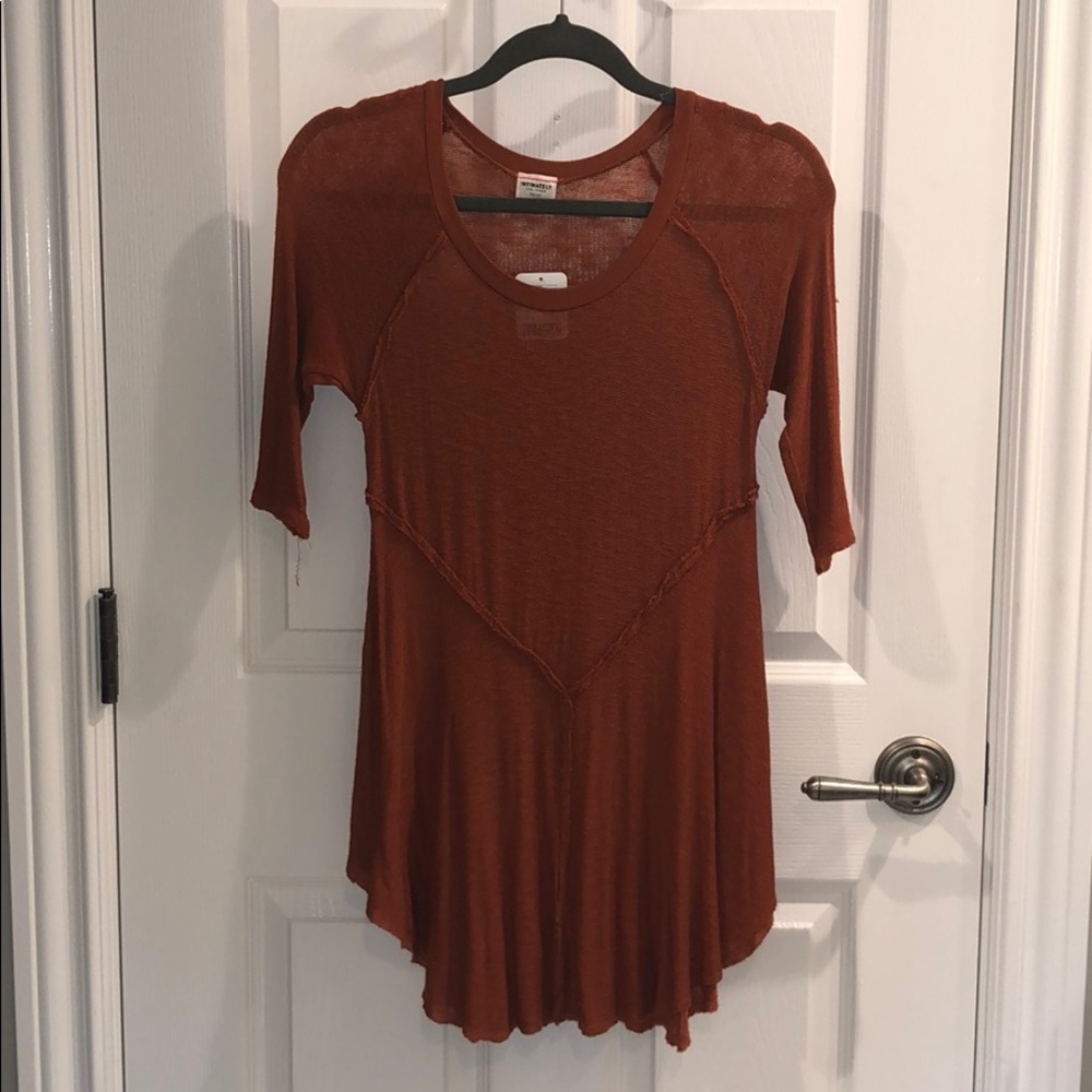 Burnt orange shirt